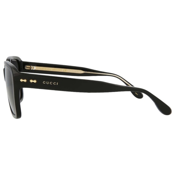NEW AUTHENTIC GUCCI BLACK SUNGLASSES GUCCI BLACK UNISEX EYEWEAR - Picture 5 of 6